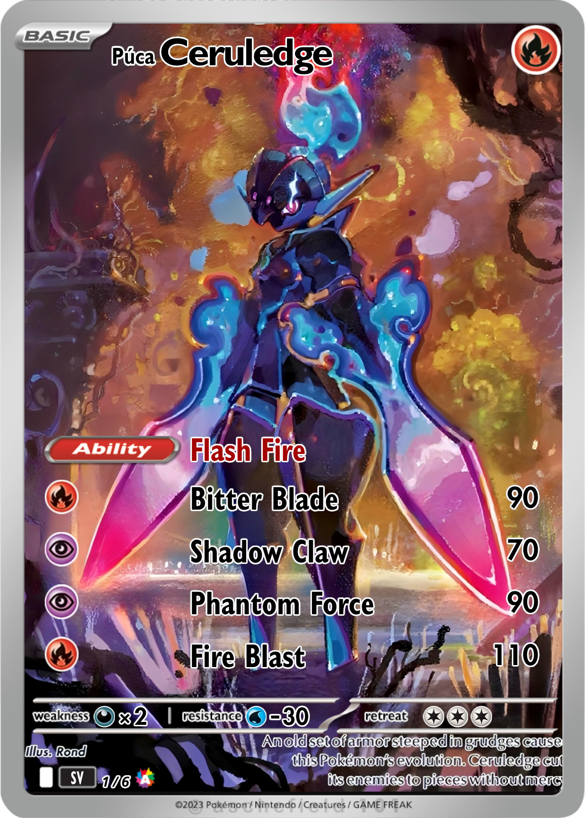 Ceruledge Card