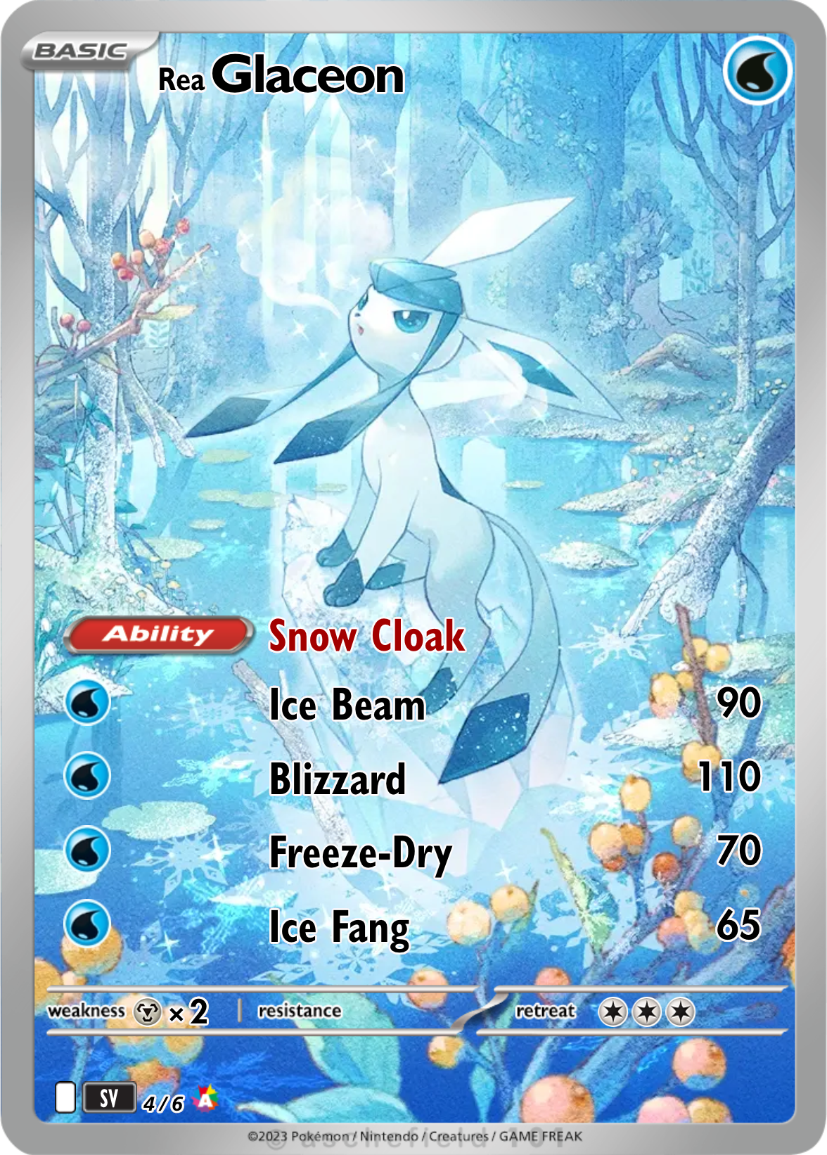 Glaceon Card