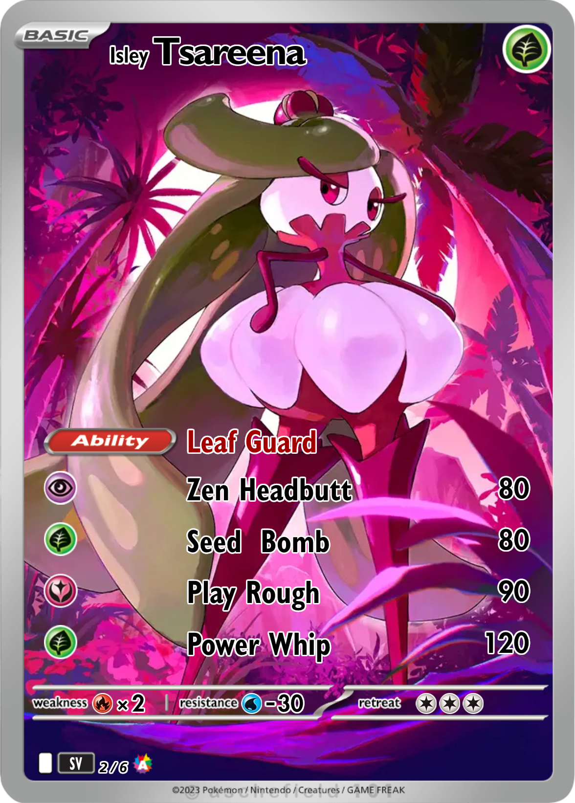 Tsareena Card