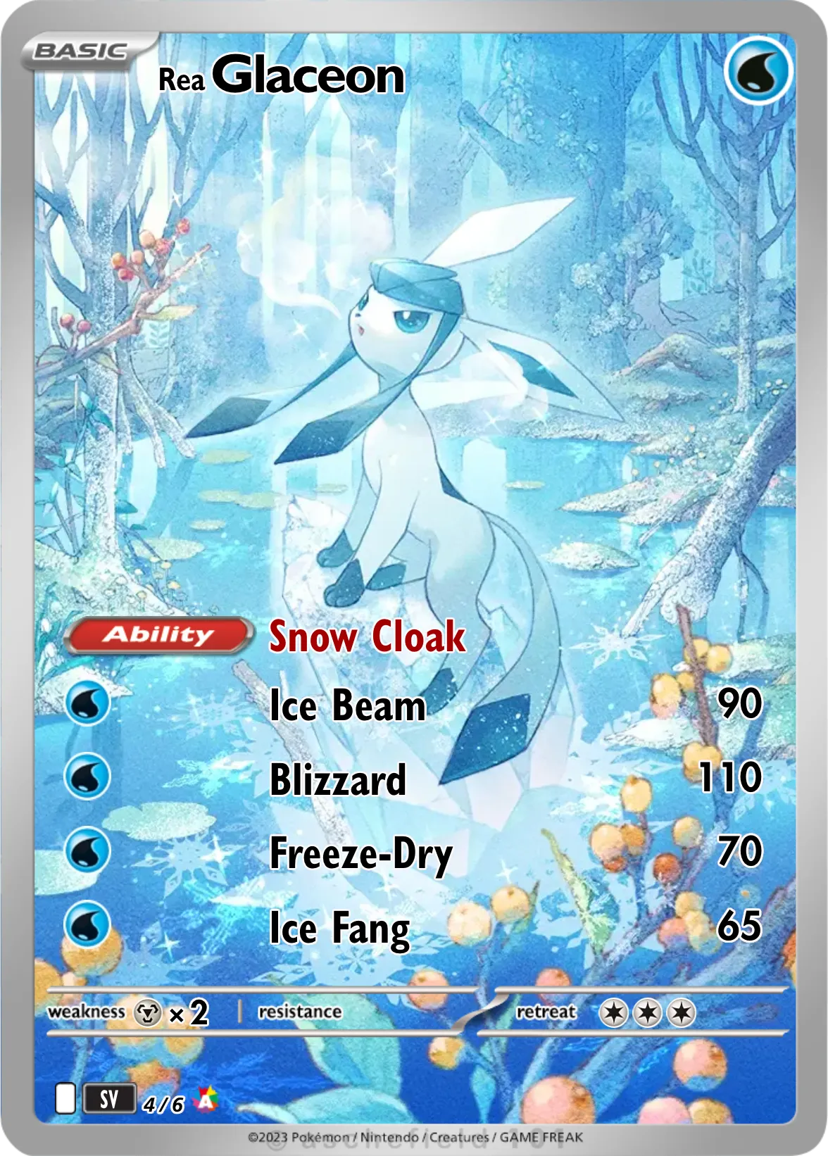 Glaceon Card