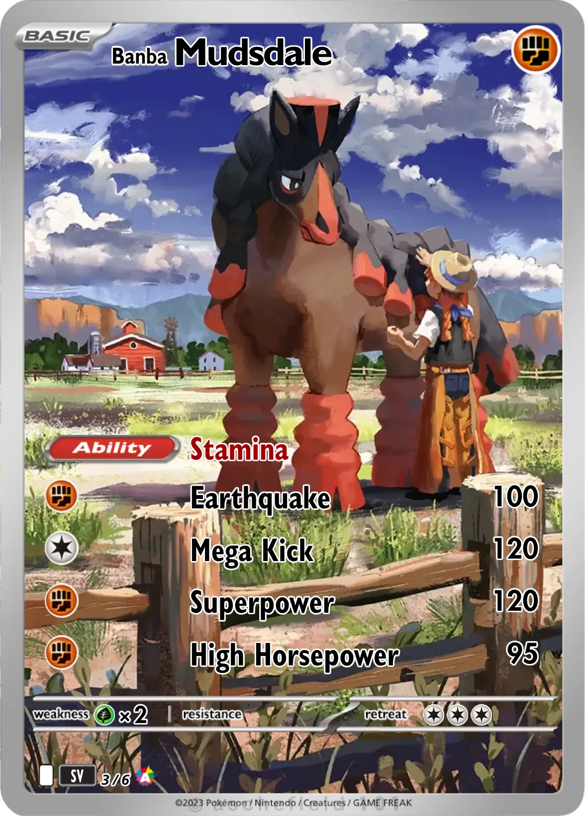 Mudsdale Card