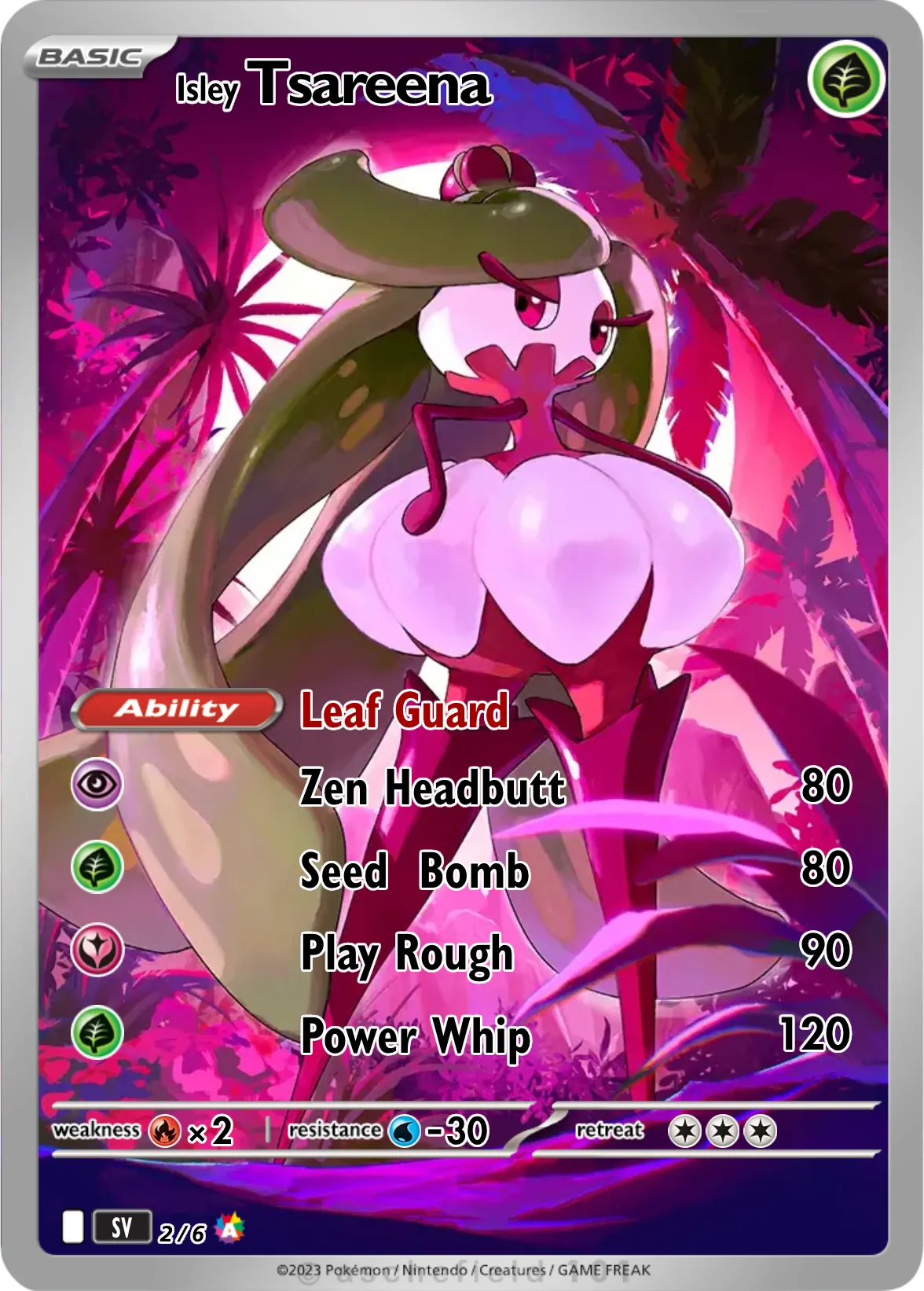 Tsareena Card
